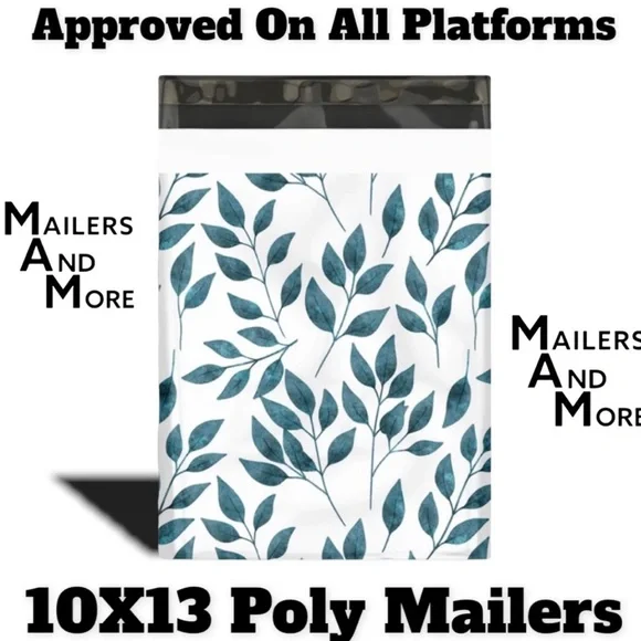 25 10X13 5 Designs 5 Each Leaves Variety Pack MAILERS, Envelopes, Bags - Picture 5 of 6